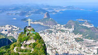 Luftbild mit Blick auf Rio de Janiero