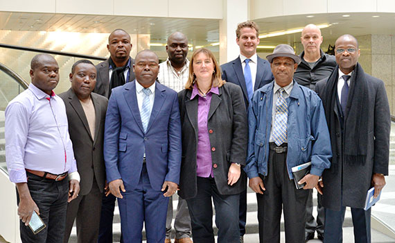 Gruppenbild der Delegation aus Benin