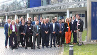 Group photo of the Indian guests and German hosts